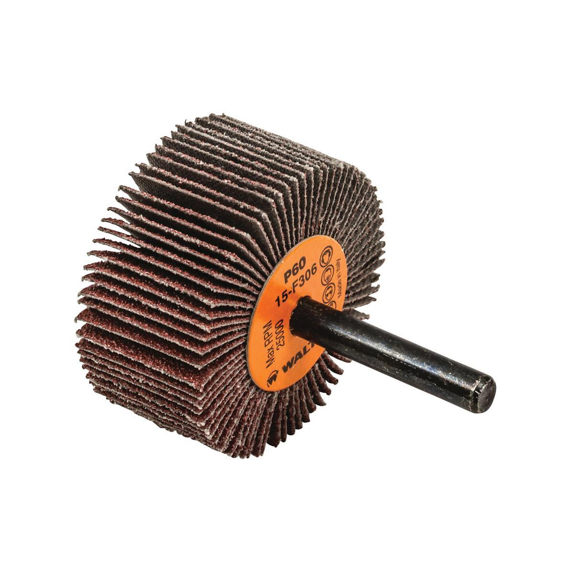 Walter Coolcut Flap Wheels — 2in. x 1in., 60 Grit, 10 Pcs, Model# 15F306
